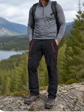 Mammut Men’s Castor Softshell Adventure Pants 38X32